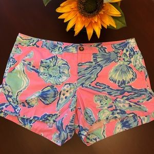 Lily Pulitzer Barefoot Princess Adie Shorts Size 6